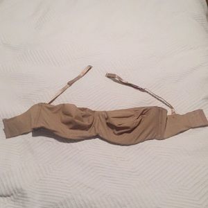 NWOT 36DD Nude Strapless Bra